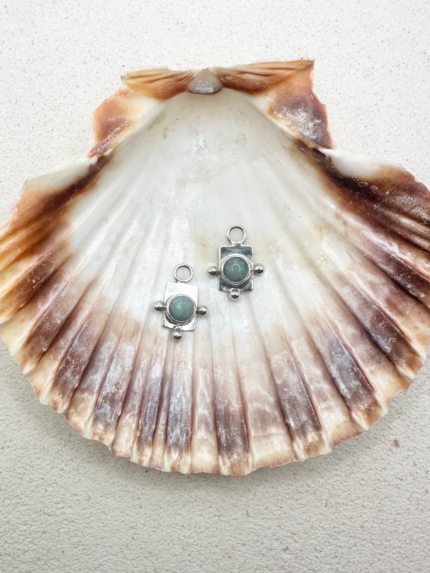 Amazonite Wayfinder Charms Silver