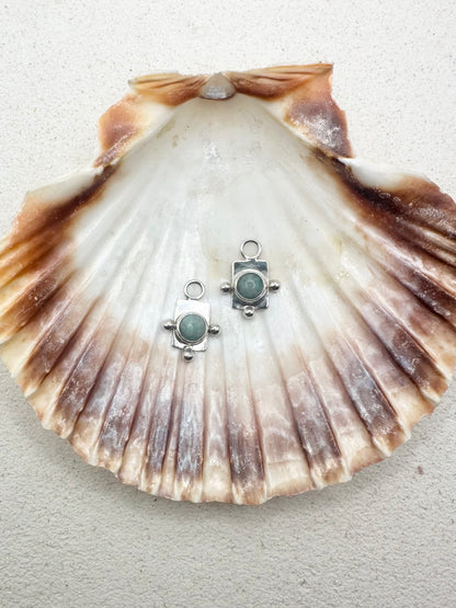 Amazonite Wayfinder Charms Silver