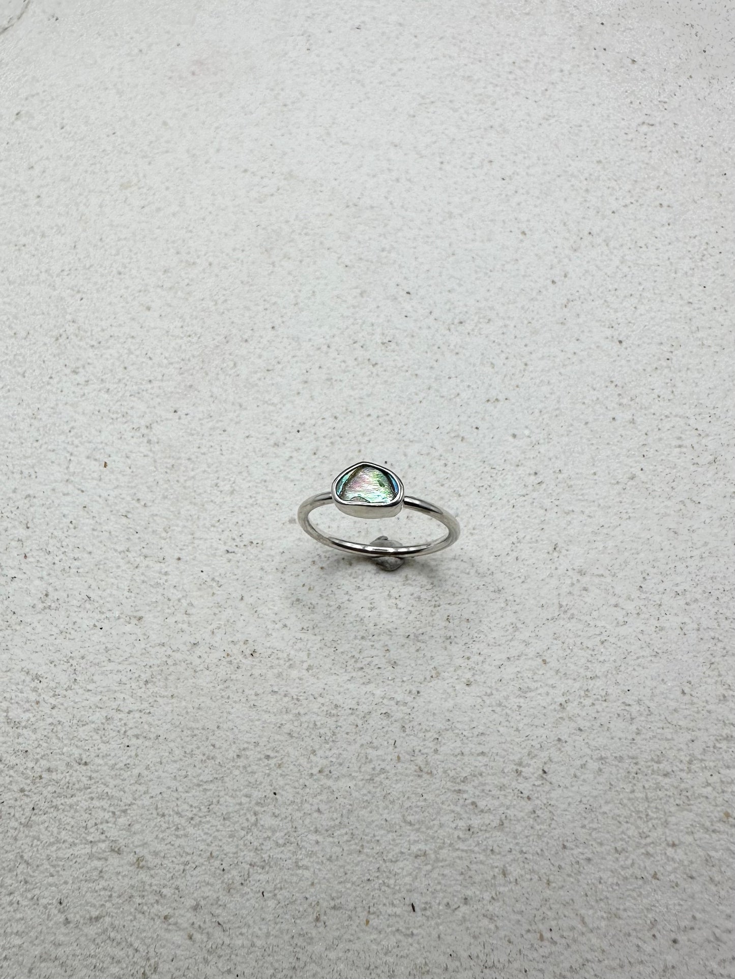 Abalone Ring Silver