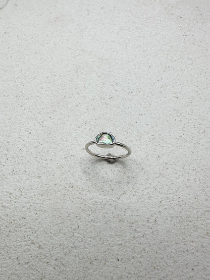 Abalone Ring Silver