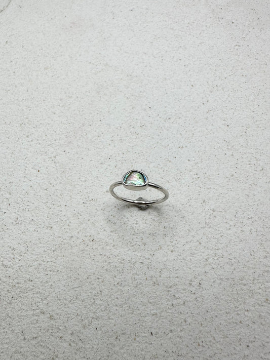 Abalone Ring Silver