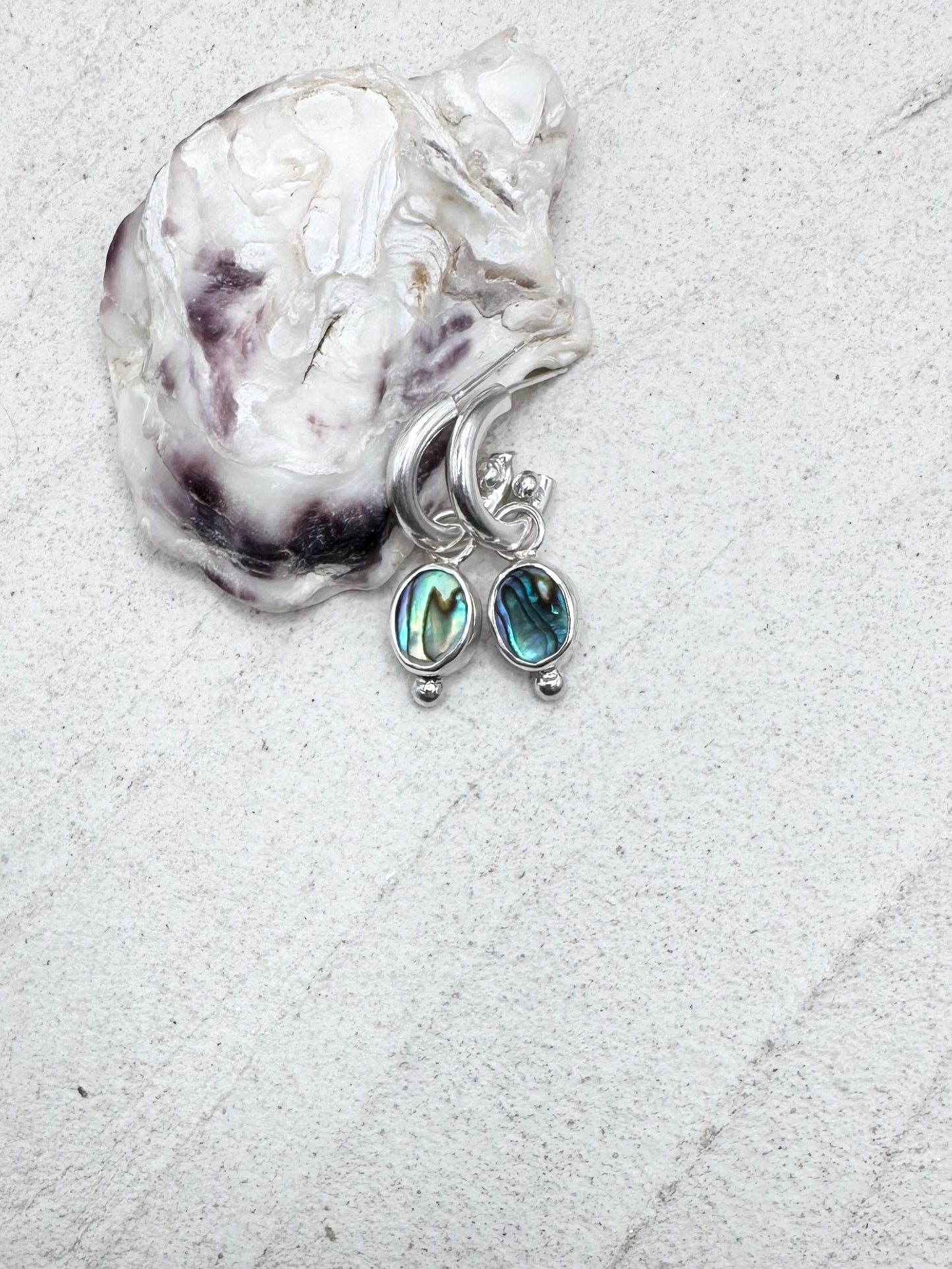 Abalone Charms Silver