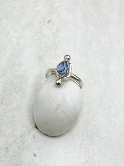 Abalone Ring Silver