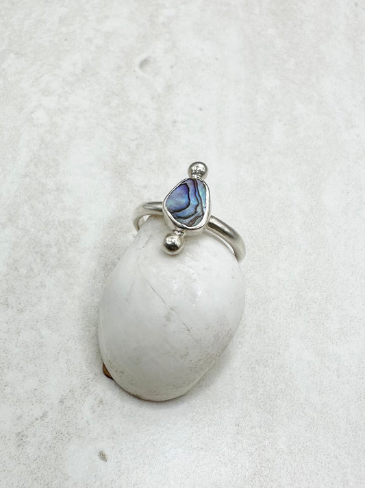 Abalone Ring Silver