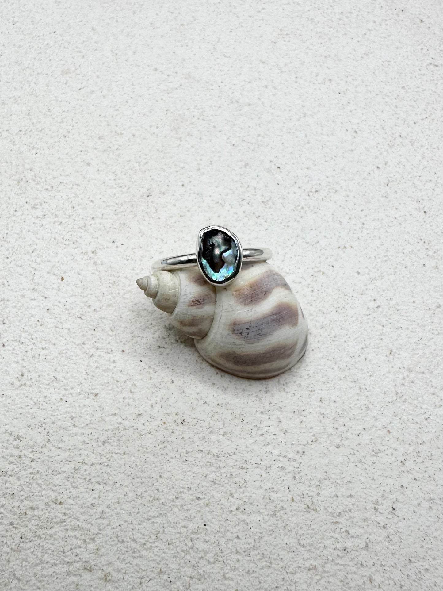 Abalone Ring Silver