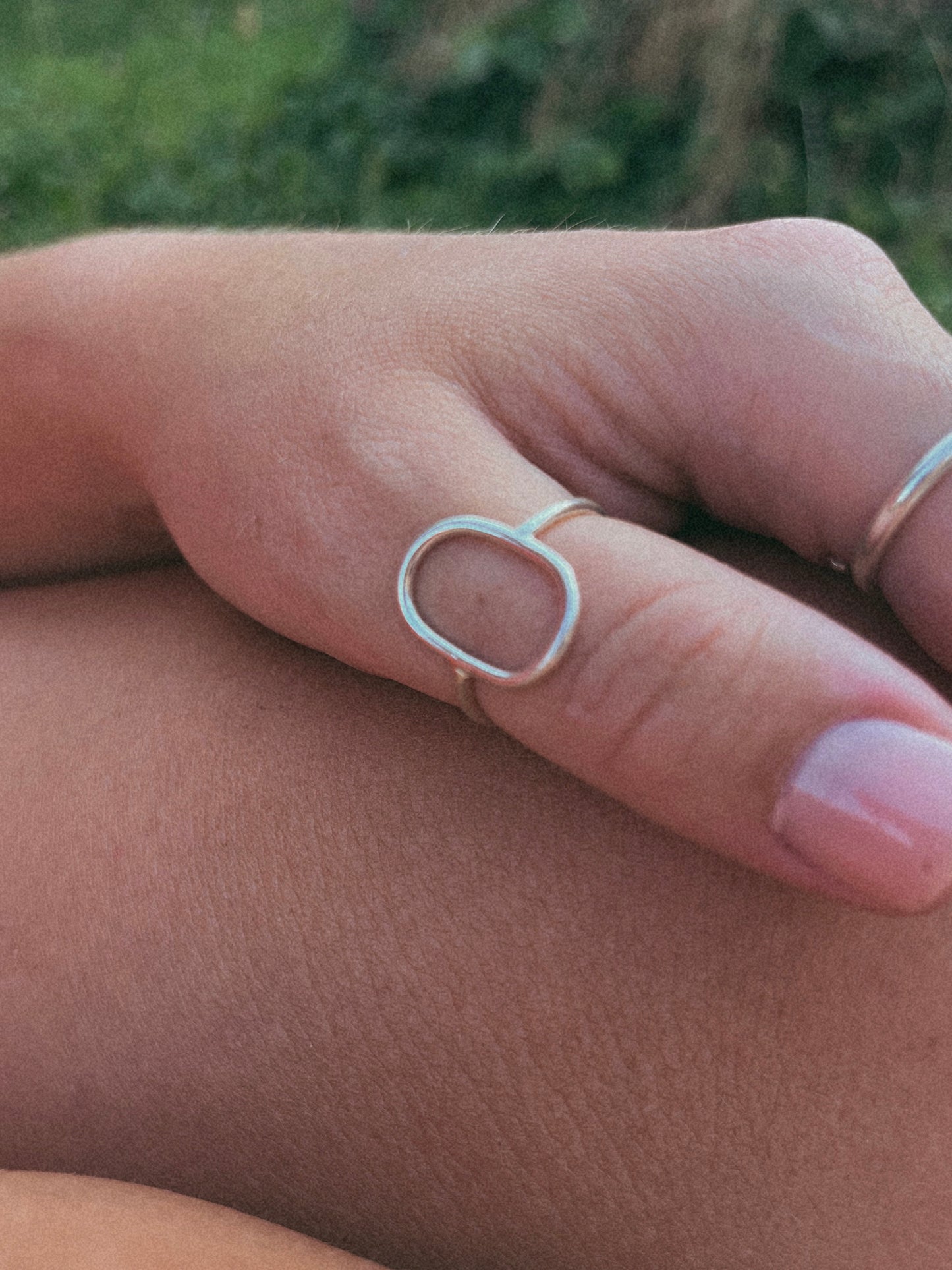 Sterling Silver Oval Ring