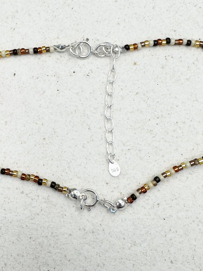 Tortoise Shell Pearl Necklace