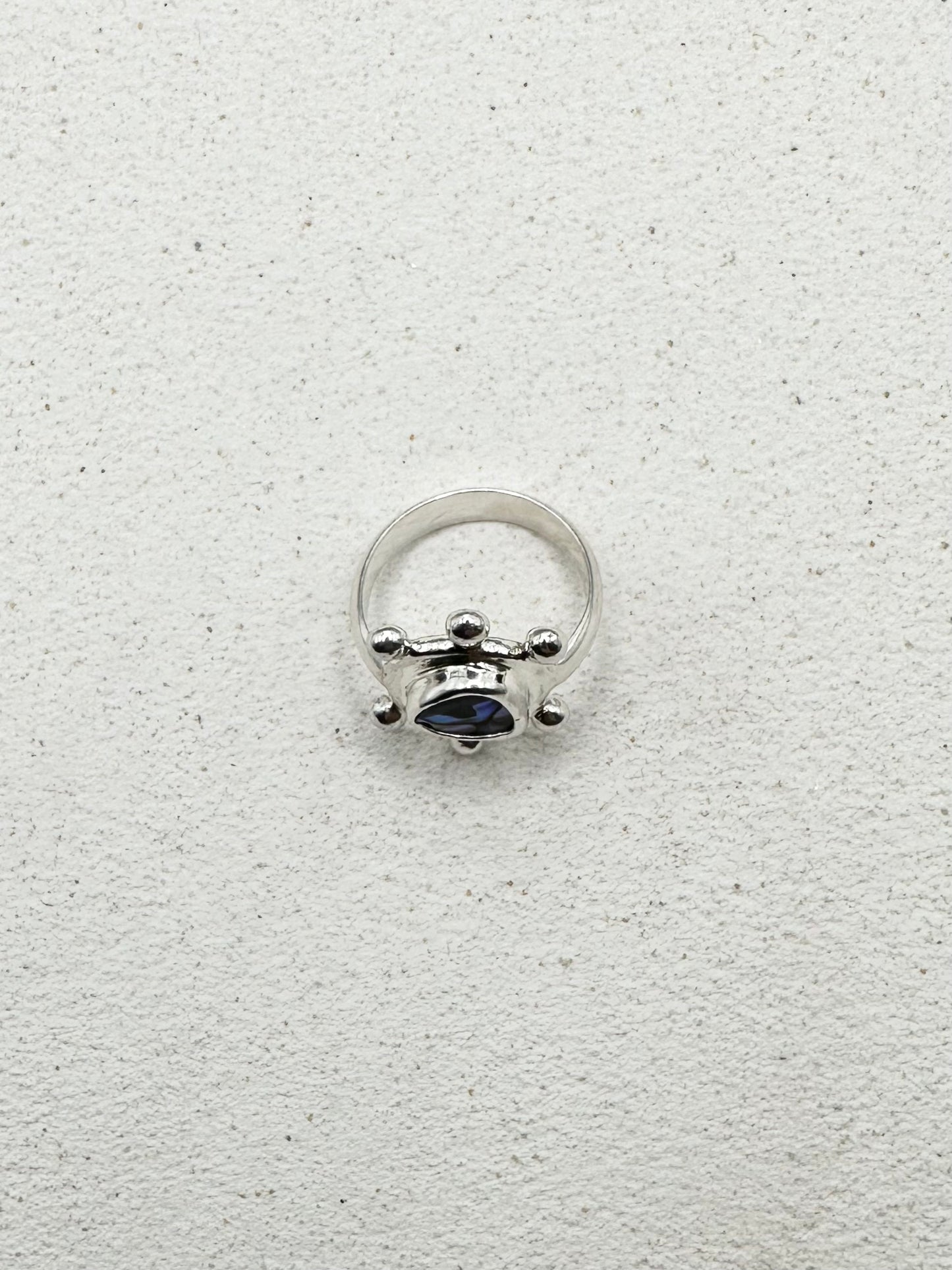 Abalone Sunseeker Ring Silver