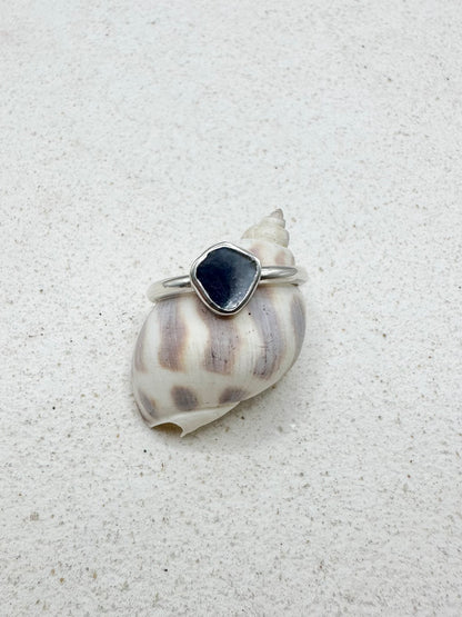 Mussel Shell Ring Silver