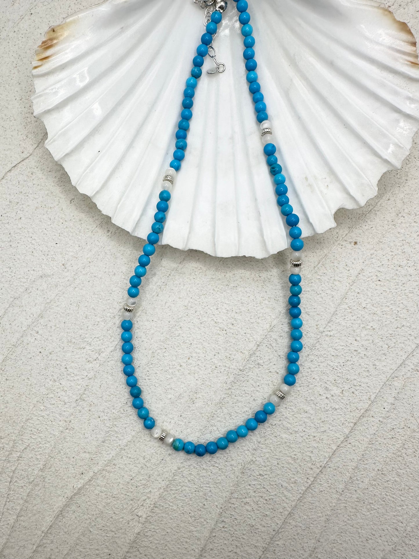 Howlite/Mother of Pearl Necklace