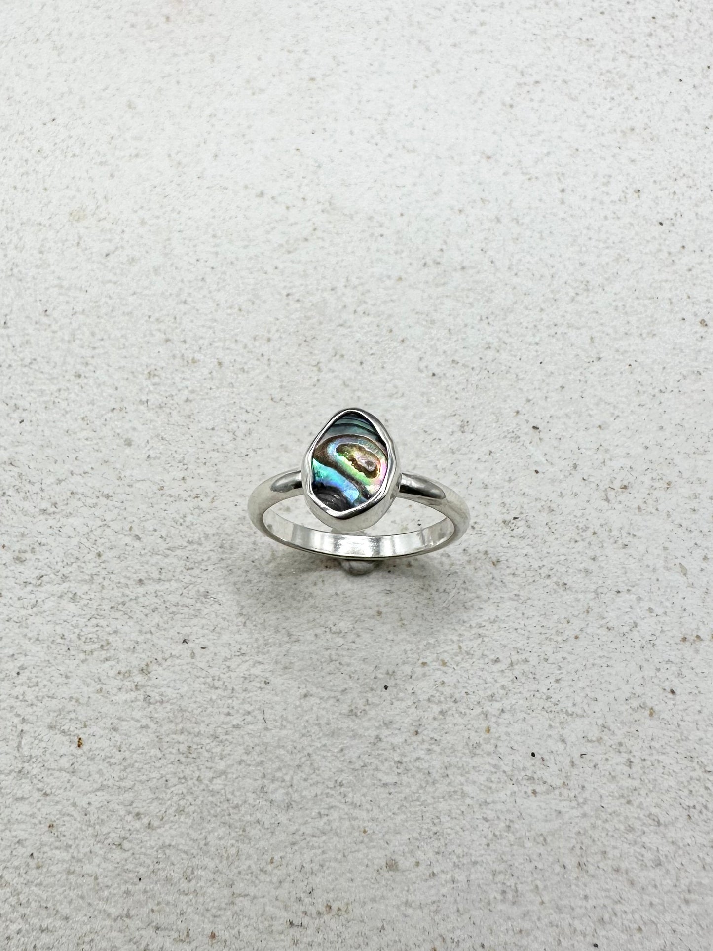 Abalone Ring Silver
