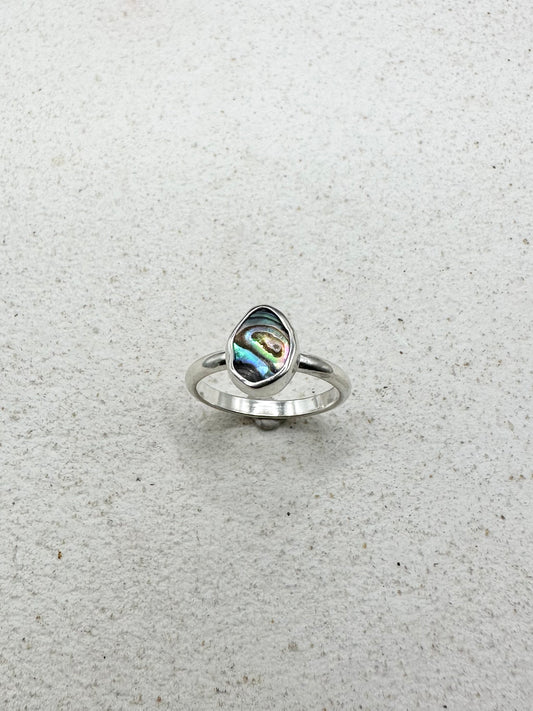 Abalone Ring Silver