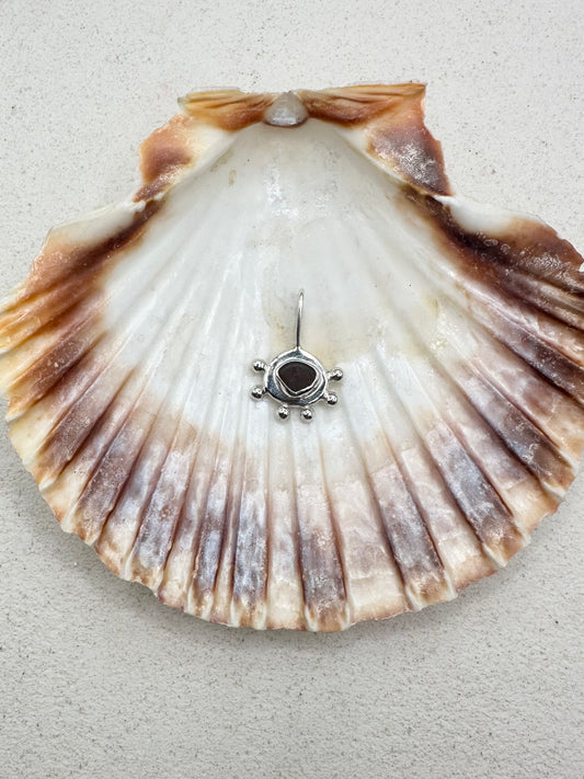 Amber Sunseeker Pendant Silver