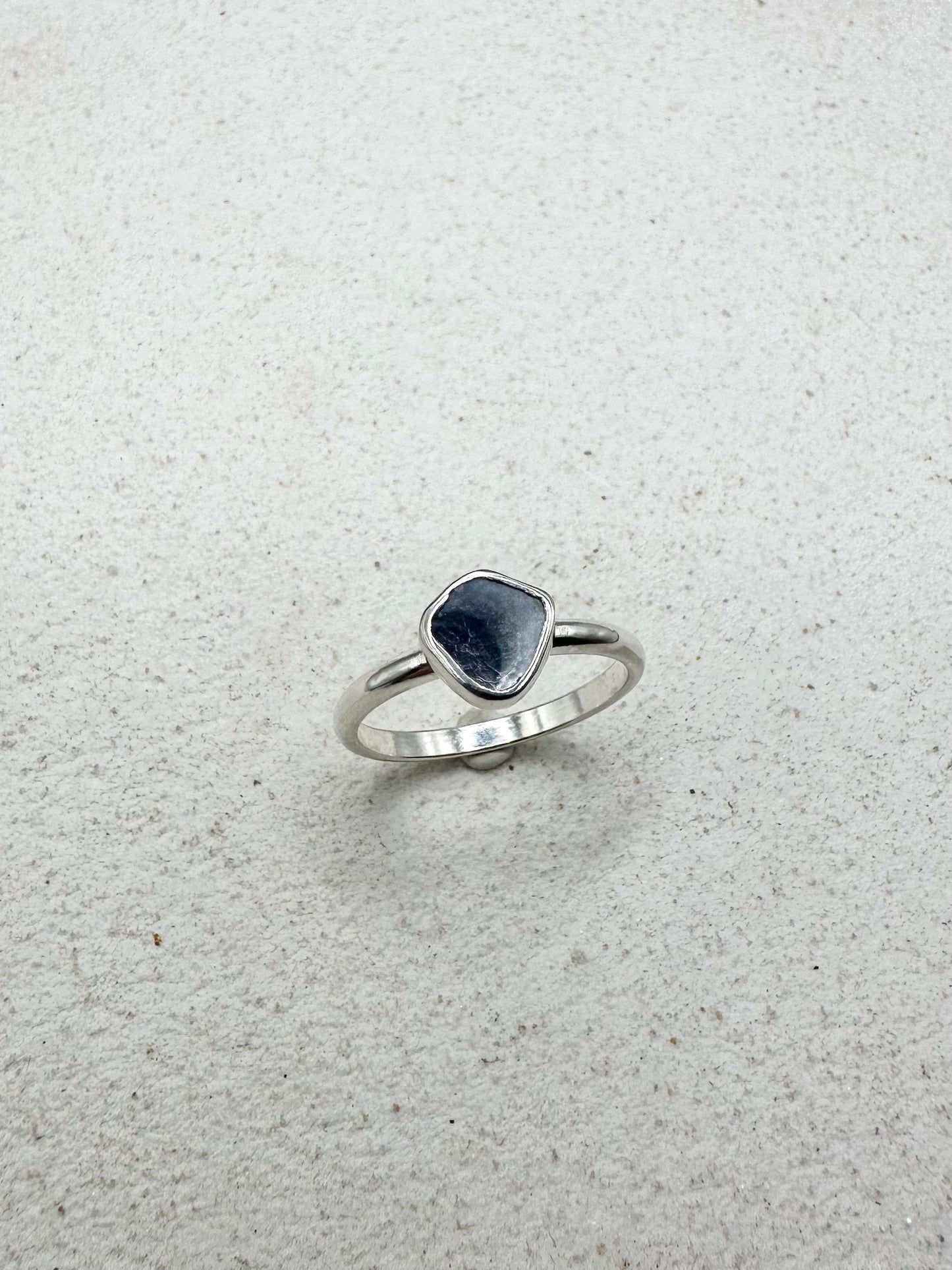Mussel Shell Ring Silver