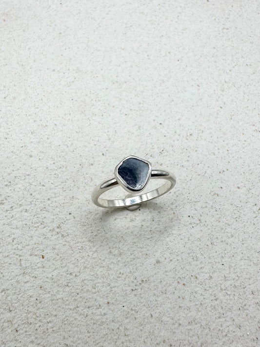Mussel Shell Ring Silver