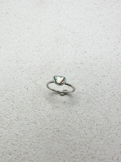 Abalone Ring Silver