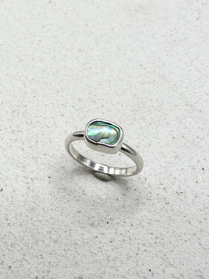 Abalone Ring Silver