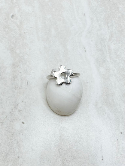 Flower Ring Silver